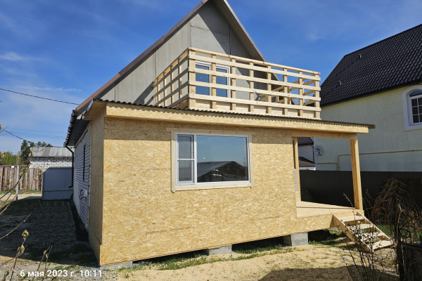 Пристрой каркасный 2.5 х 7.6 с балконом - Дачное строительство | Окна, балконы, лоджии