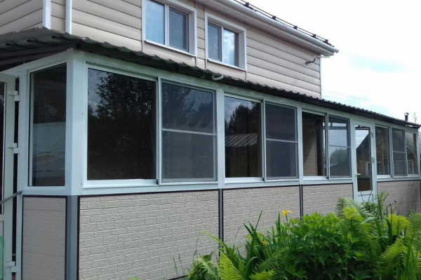 Раздвижное остекление для веранды - Дачное строительство | Окна, балконы, лоджии